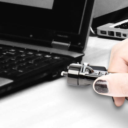 I3C Laptop Cable Lock 4 Digital Combination Lock Security Computer Cable Lock Anti Theft Combination Lock Compatible for Tablet Laptop (2 Packs)