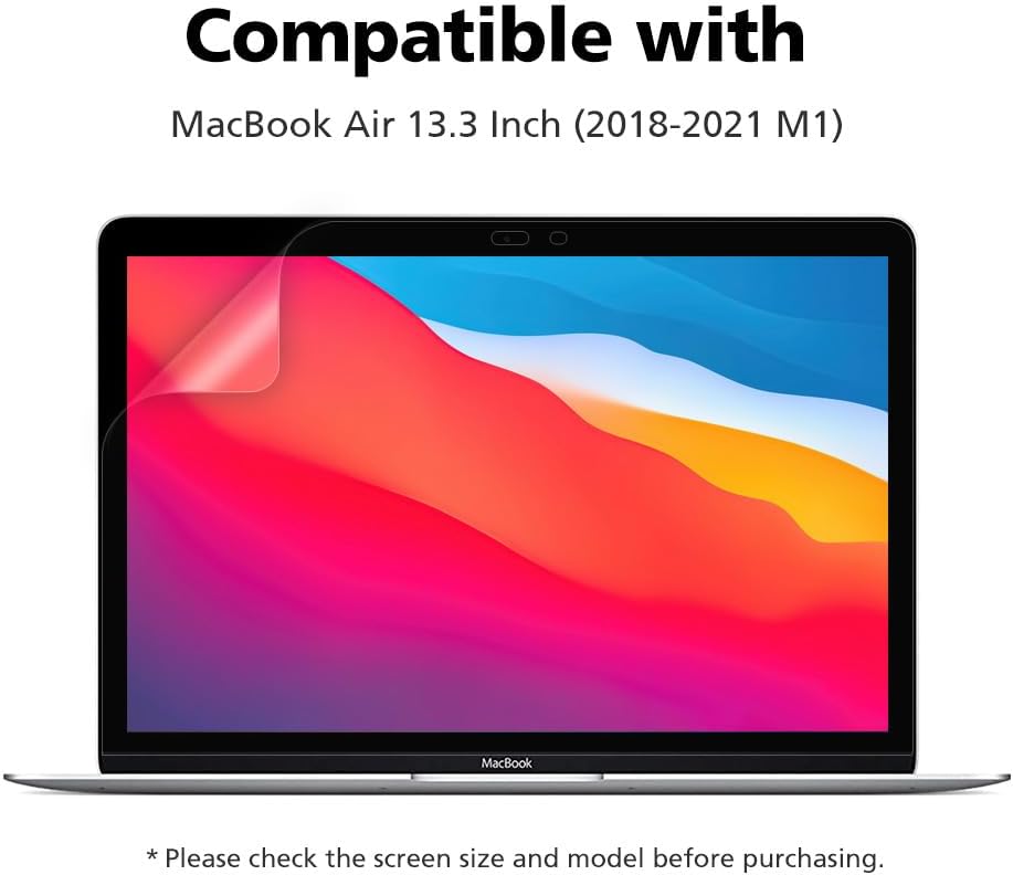 Anti Blue Light Matte Screen Protector for MacBook Air 13.3" (2018-2021 M1 | Anti-Glare | Reducing Eye Fatigue with Blue Light Blocking Filter