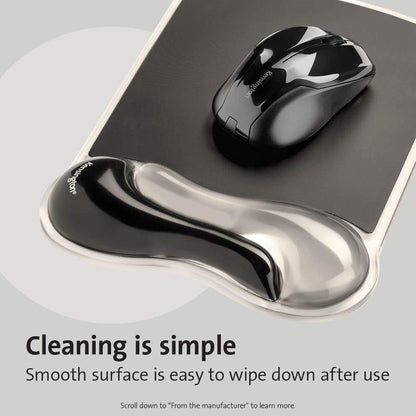 Kensington Mousepad and Wrist Rest, Gel, 11-2/5"Wx17-7/10"Lx1-7/10"H,GY (KMW52500) Each