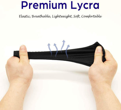 AKX Artist Drawing Glove Medium - 2 Pack Palm Rejection for iPad - Smudge Guard, 1 Finger, Fingerless, Good for Left and Right Hand, Black | AK-010