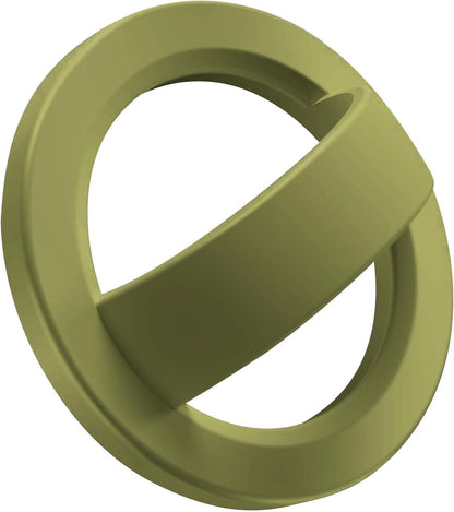 Magnetic Silicone Ring Grip Phone Holder, Loop Grip Phone Holder,Magnetic Phone Loop,Magsafe Phone Grip,Compatible with Magsafe for iPhone 16/15/14/13/12 Series (Wasabi Green)