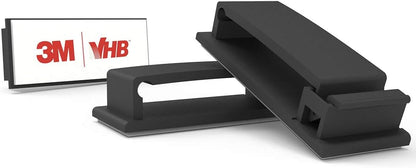 Cable Clips with Strong Self-Adhesive, XIAOXI Multipurpose Wire Clamps for Cable Management and Cable Runs, TV PC Wire Holder Sticky Tidy - (20pcs)