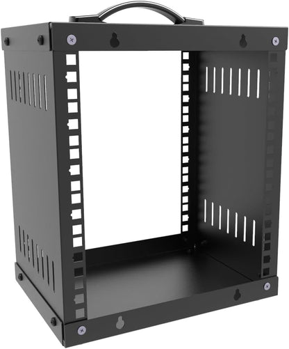 6U Small Network Cabinet-10 inch Server Rack for 10“ Server, Network, Audio and Video Equipments at Home or Office (6U)