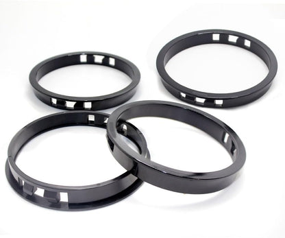 3-9/16"(90mm) Black Snap-in Knockout Insulating Bushing Grommets, Plastic Cable Hole Grommets for Wiring, Round Nylon Snap in Locking Electrical Wire Cord Hose Tubing Bushings Grommets, 4pcs