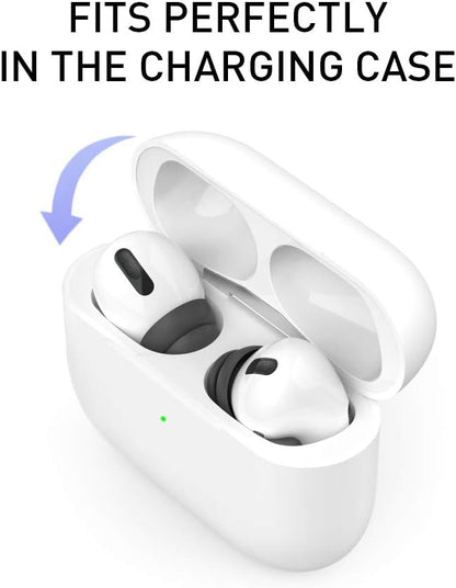 Delidigi for 6 Pairs AirPods Pro 2nd/1st Generation Replacement Ear Tips,Noise Reduction Silicone Earbuds Earplug Accessories Built-in Dust Guard Screen&Fit in The Charging Case S/M/L Size