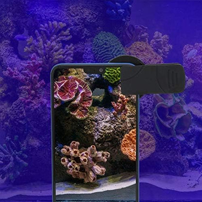Zerodis Fish Photography Lens, Smartphone Camera Lens Filter Accessories with Macro for Coral Reef Aquarium Photography