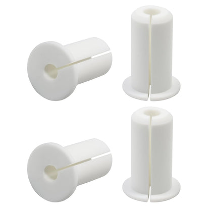 4pc Starlink Cable Grommet 3/4" Silicone Waterproof Wall Hole Pass Through Split Cable Bushings for TV Wire Ethernet Cord, Starlink Cable Routing Kit Accessories, 38mm/1.5" Ht, White