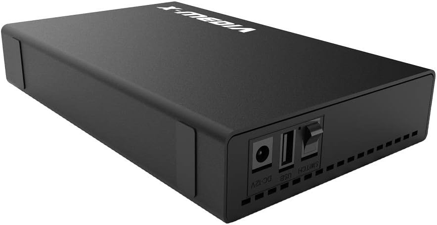 X-MEDIA XM-EN3200 3.5-Inch USB 2.0 SATA Aluminum Hard Disk Drive HDD External Enclosure Case, Support 3.5-Inch SATA/SSD Hard Disk Drive