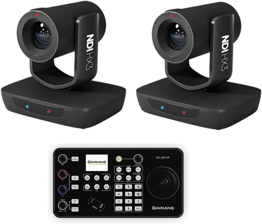 AVKANS 30X NDI PTZ Camera with HDMI SDI Video Outputs, Official NDI Products (20X NDI Camera Kits 2:1)