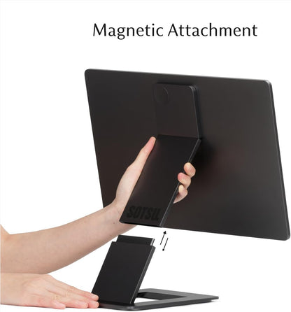 SOTSU FlipAction Elite 16" Portable Monitor | 4K |Super Compact | Pivot Rotate | 3840x2400 DCI P3 | 60Hz | 450 Nits | Full Metal CNC | Perfect Match for Mac and Windows (Space Black)