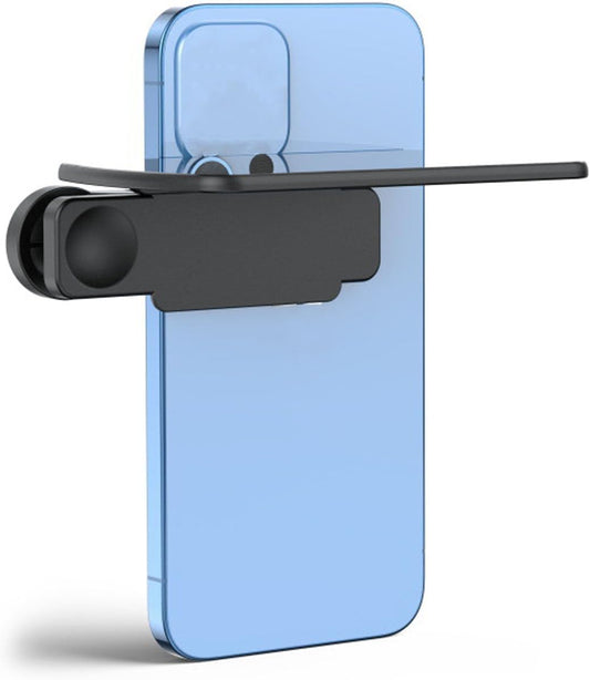 Mirror Effect Lens - Capture Stunning Reflections Instantly, Smartphone Camera Mirror Reflection Clip Kit, Mirror for Phone to Use Back Camera, for Travel Photography (Black)