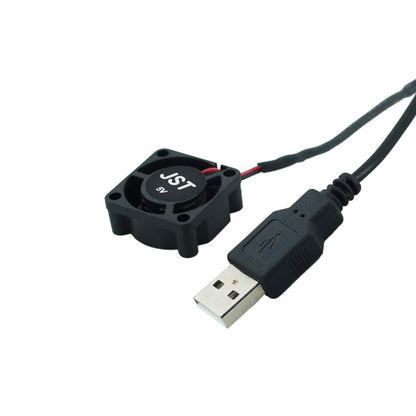 DEVMO 2pcs USB 5V DC Fan 2510 Small 2 pin Cooling Cooler Computer 25mm X 10mm (25x25x10)