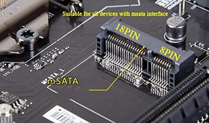 SSD mSATA 32GB Dogfish Internal Solid State Drive High Performance Hard Drive for Desktop Laptop SATAII 6Gb/s