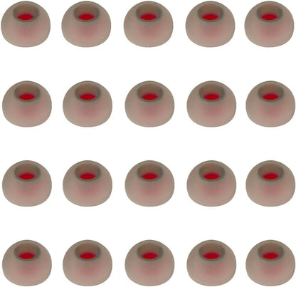 Replacement Earbud Tips Silicone Ear Tips for in- Ear Headphones Rubber Tips Ear Bud Tips,10 Pairs Large