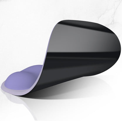 ITNRSIIET Ergonomic Mouse Pad, Cushioned Gel Wrist Rest, Non-Slip Base, Smooth Surface, Compatible with All Mice for Office & Gaming, Desk Accessory, 9.5 x 8.2 inch, Purple Gradient