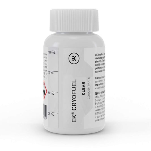 EKWB EK-CryoFuel Clear 100ml Concentrate PC Coolant and Loop Cleaner + Superflush Concentrate Bundle