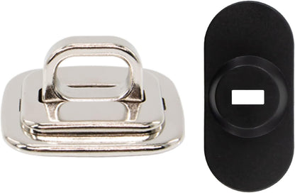 Laptop Anchor Plate and Lock Plate with Lock Slot, Self-Adhesive Security Plate Anti Theft Lock Slot for Cables to Lock Down Laptops, Mac Book, Tablets, iPad, or Other Computer
