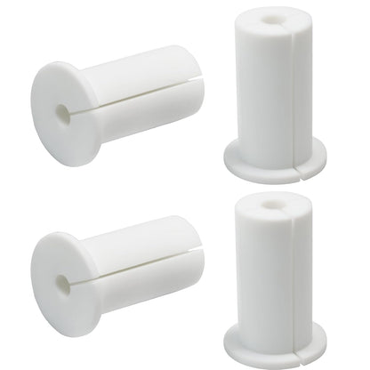 4pc Starlink Cable Grommet 1" Silicone Waterproof Wall Hole Pass Through Split Cable Bushings for TV Wire Ethernet Cord, Starlink Cable Routing Kit Accessories, 52.5mm/2.07" Ht, White