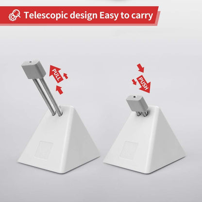 Hotline Games Mouse Bungee Mouse Cord Clip Cord Management System Fixer Holder for Esports FPS Game (3.0 White)