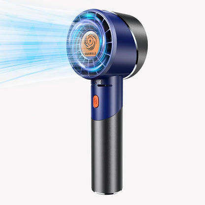 Handheld Fan,Portable Turbo Fan,Powerful Personal Fan(7000rpm High-Speed Motor,Battery Work 3-16 H),USB Rechargeable Mini Handheld Fan for Travel/Outdoor/Gift/Makeup (Navy Blue)