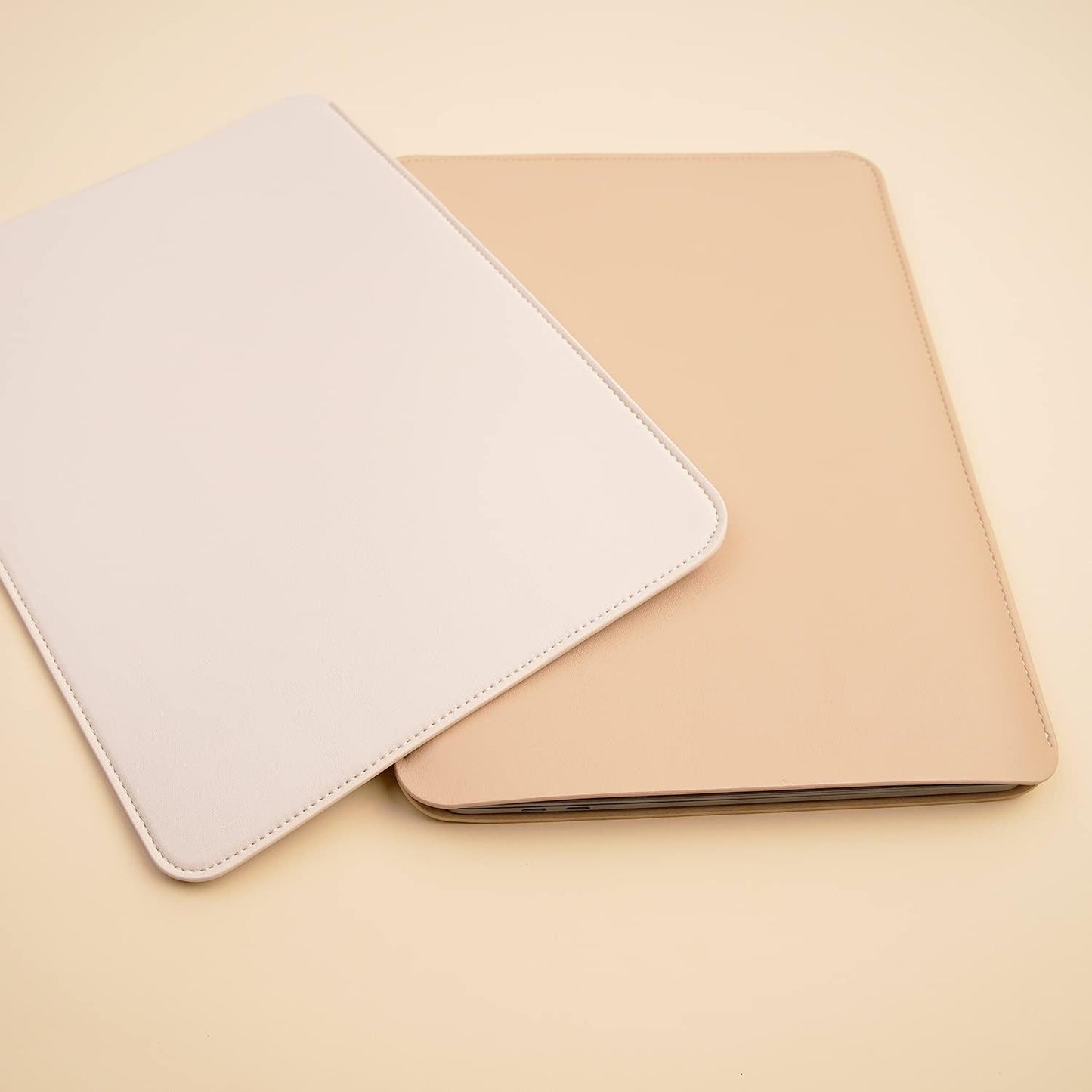 Laptop Sleeve 15.3 Inch Compatible with 2024 New 15 MacBook Air A3114 A2941 Color Beige