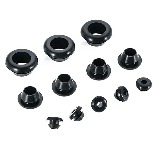 Qrity 20 PCS Rubber Grommets Cable Railing, Car Grommet, Cable Railing Protective Sleeves for Metal Posts, ID 6mm Mount Dia 8mm