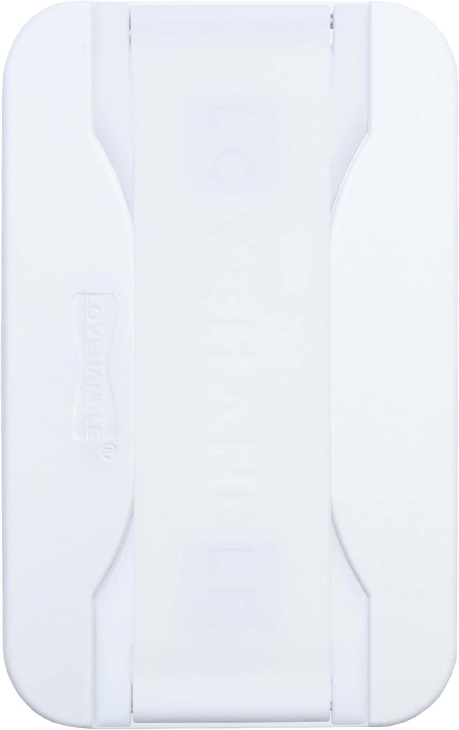 LoveHandle PRO MagSafe Compatible Magnetic Phone Grip w/Kickstand - Mount, Strap and Stand for Smartphone and Tablet - MagSafe Ring Included - Fits All Devices - White Silicone