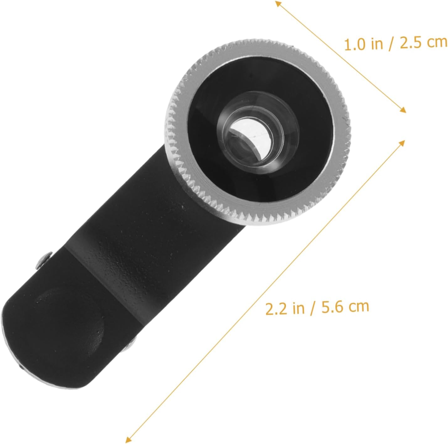 Portable Cell Phone Camera Lens Super Wide Angle Lens Macro Lens Fisheye Lens Clip on 3 in 1 Mobile Phone Lens Compatible for iPhone 6S/7/8/X (Silver)