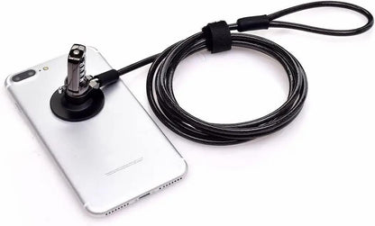 I3C Laptop Cable Lock 4 Digital Combination Lock Security Computer Cable Lock Anti Theft Combination Lock Compatible for Tablet Laptop (10 Packs)