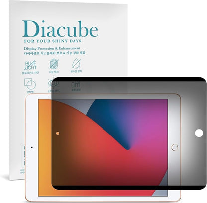 Magnetic & Nano Adsorption 360° 4-Way Privacy Screen Protector for iPad 9th/8th/7th Generation 10.2 inch | Detachable, Anti-Spy, Anti-Fingerprint | Works in Both Landscape & Portrait Modes