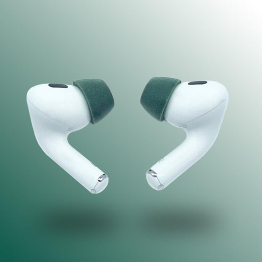 Comply Memory Foam Replacement Earbud Tips for Apple AirPods Pro 1 & 2 | Ultimate Comfort, Secure Fit, Superior Noise Isolation | Anti Slip, Prevent from Falling Out | Green (S/M/L) (3 Pairs)