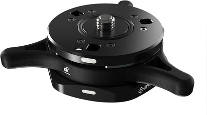 IFOOTAGE Seastar Q1S, Quick Release Plate, Upgrade Camera Quick Connect Tripod Mount Compatible with Canon, Nikon, Sony DSLR Camcorder Video Photography, Ball Head,Tripod, Monopod, Slider etc