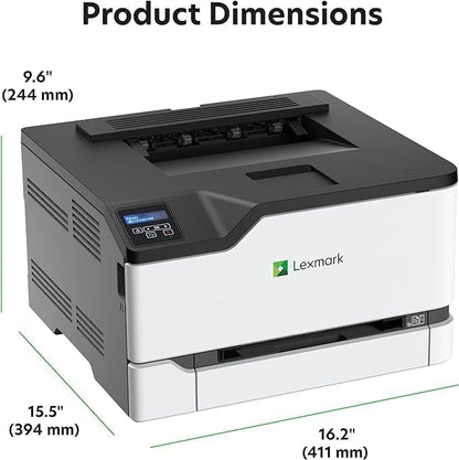 Lexmark CS331dw Color Laser Printer with Ethernet, Mobile-Friendly, Wireless Office Printer with Automatic Two-Sided Printing (3-Series)(40N9020)