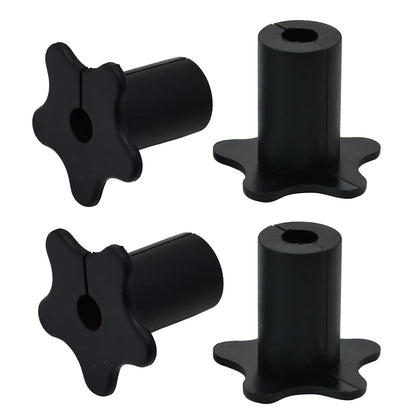 4pc Starlink Cable Grommet 5/8" Silicone Waterproof Wall Hole Pass Through Split Cable Bushings for TV Wire Ethernet Cord, Starlink Cable Routing Kit Accessories, 27.6mm/1.09" Ht, Black