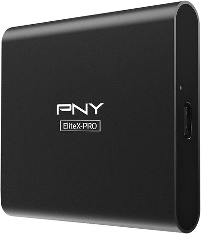 PNY EliteX-PRO 2TB USB 3.2 Gen 2x2 Type-C Portable Solid State Drive (SSD) – (PSD0CS2260-2TB-RB)