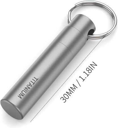 Titanium SIM Card Removal Tool with Keyring, Sim Card Tray Remover Eject Pin Key Tool for iPhone iPad Samsung Galaxy Smart Phone/Tablet and More，Gray