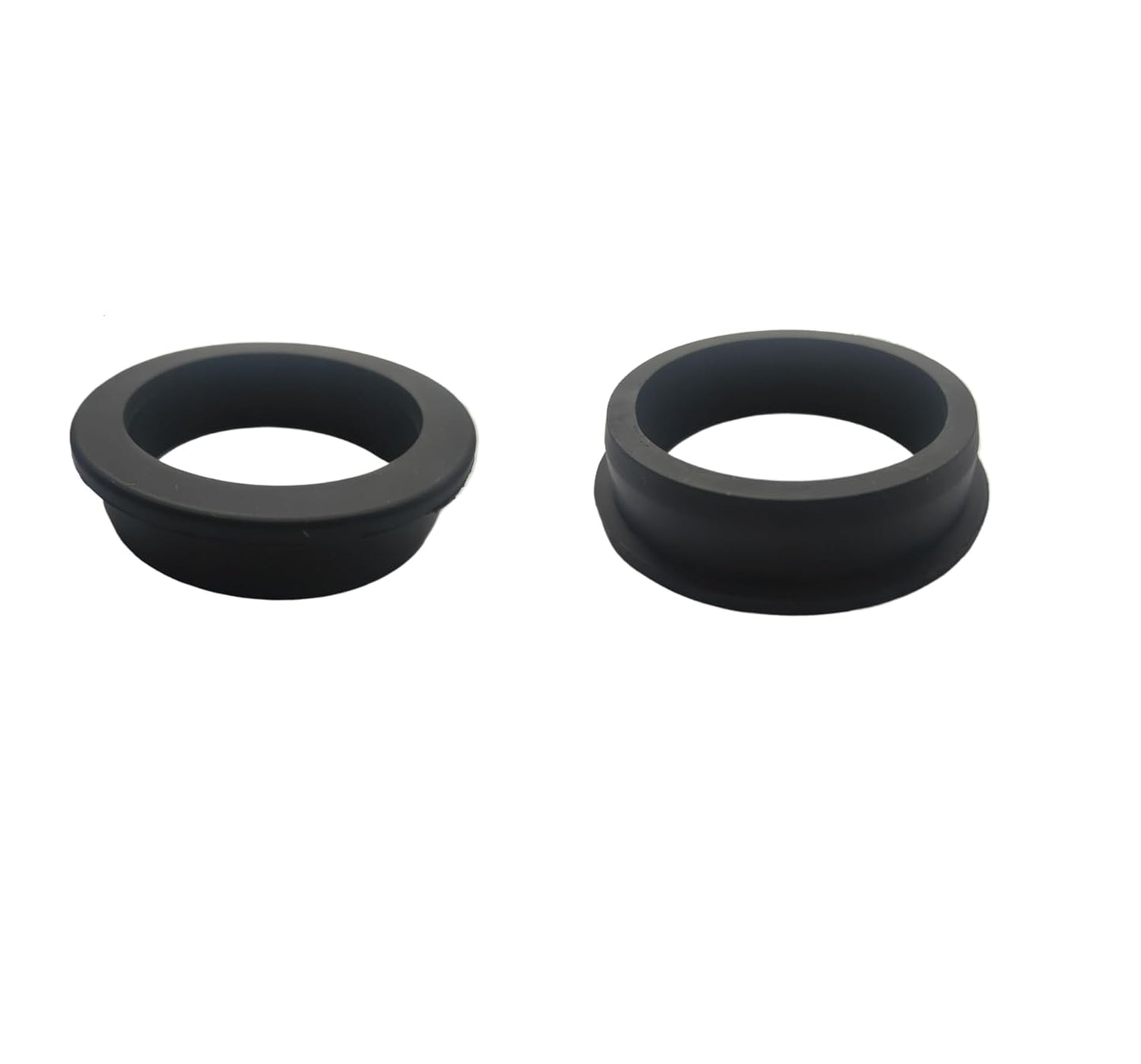 2 pcs 2-1/2" Drill Hole，2-1/16" ID Black Silicone Top hat Rubber Grommets for Wiring，Automotive，Firewall，Hole Plug，Desk，Screw，Water and Gas Pipe，Drain，House Siding，Cable Bushing，Glass，Wire Plug