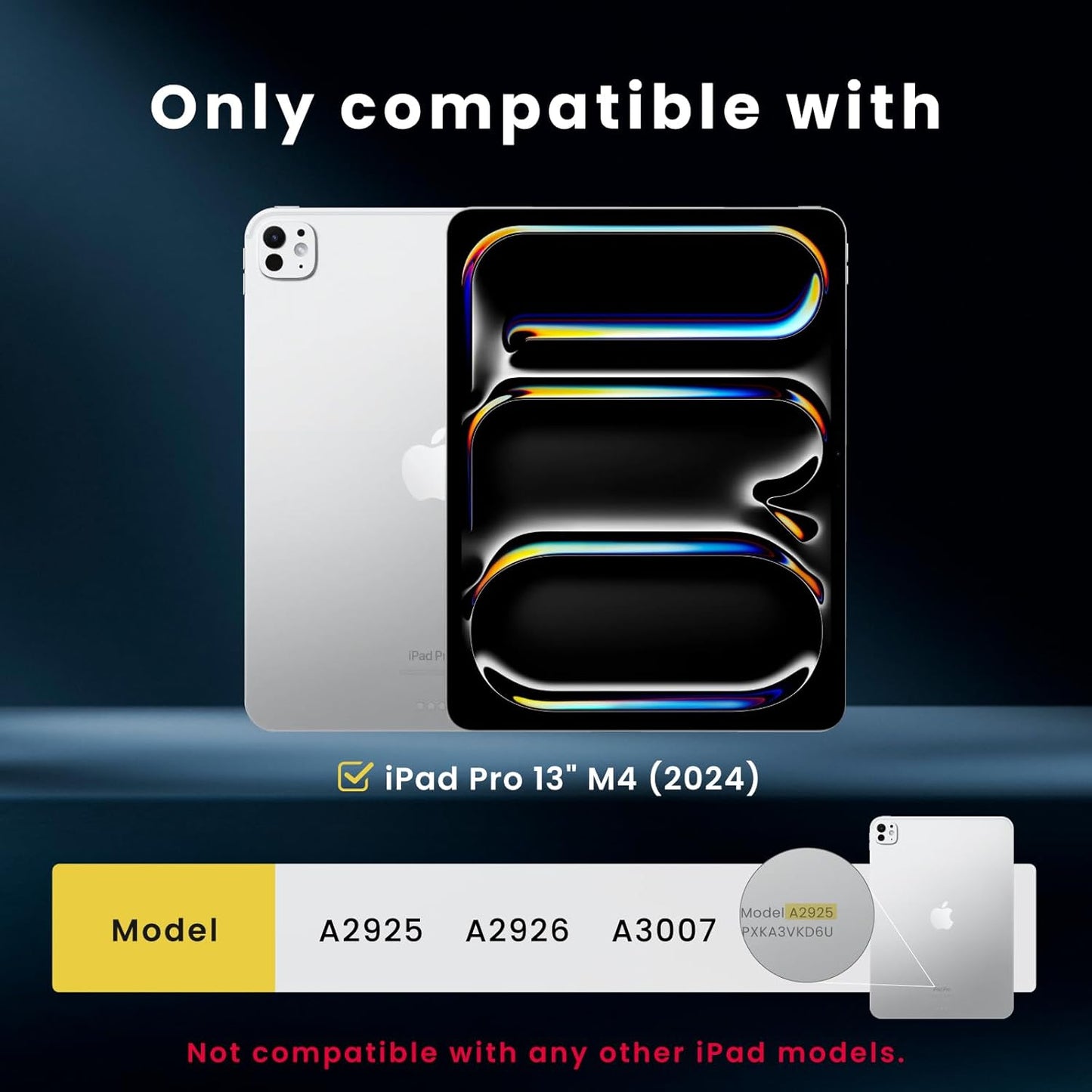 BELLEMOND Tempered Glass Screen Protector designed for iPad Pro 13" (M5, 2025/M4, 2024) - Ultra Clear「EZ Guide」Alignment Kit for Flawless Installation, 10H Hardness - Designed in Japan