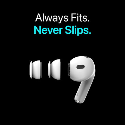 Premium Multi-Flange Eartips for AirPods Pro 1&2 (X-Small) – Always Fits, Never Slips