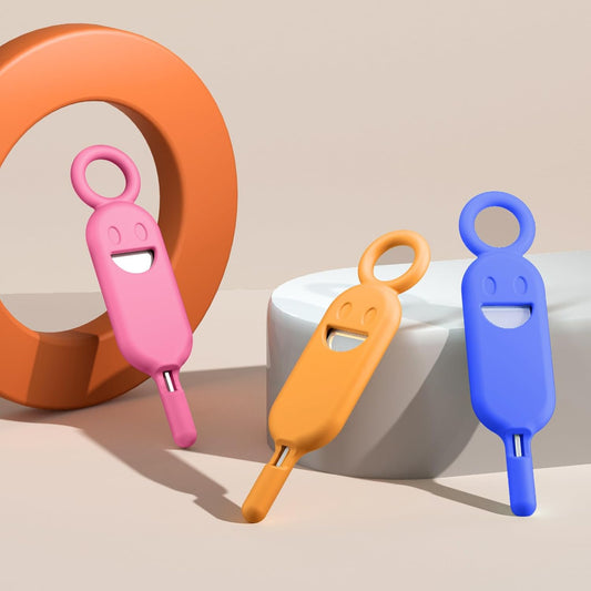 SIM Card Holder Contains Removal Openning Tool Tray Eject Pins 3 Pcs Needle Opener Ejector Compatible with All iPhone Apple iPad HTC Samsung Galaxy Cell Phone Smartphone (Radiance (3 Pcs))