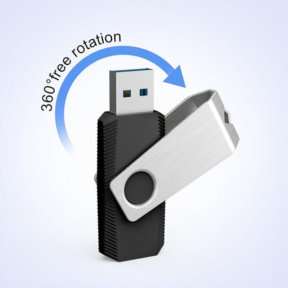TOPESEL 5 Pack 64GB USB 3.0 Flash Drives, Thumb Drives for PC and Laptops