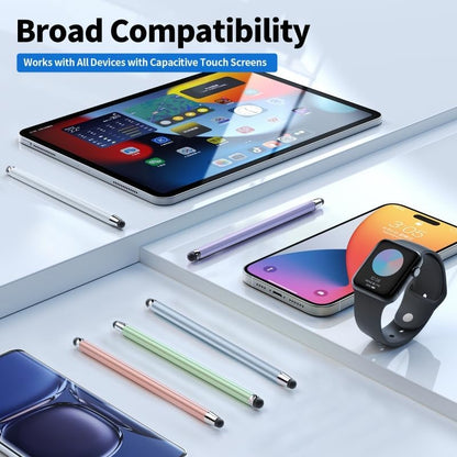 40PCS Replacement Rubber Tibs for Stylus Pen,High Sensitivity and Precisio,Universal Stylus Black Rubber Tips(0.27inch/0.21inch)