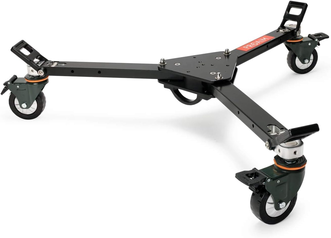 PROAIM Lineo Portable Video Camera Floor Dolly. Heavy-Duty Professional Studio Dolly. Payload up to 500kg/1100lb (P-PRT-D)