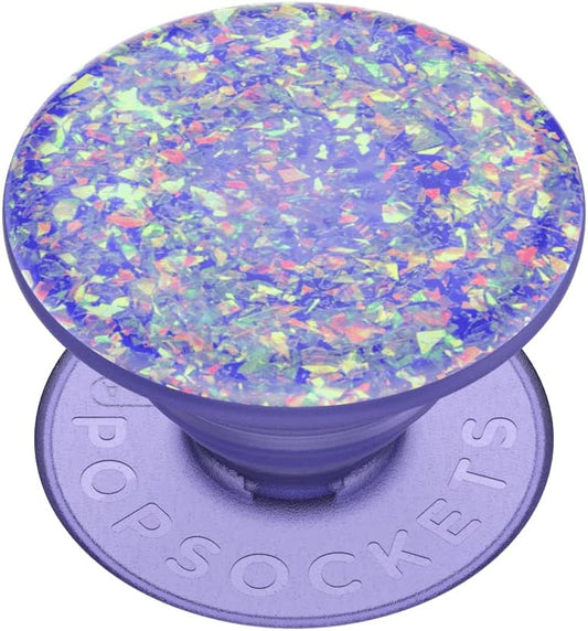 PopSockets Phone Grip with Expanding Kickstand, Adhesive Grip - Ice Purple