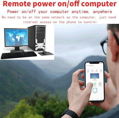 WiFi Remote Desktop On Off Power Switch,eWelink app Remote with Child Lock Timing Sharing Function,Compatible with Alexa Google Home