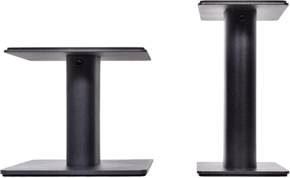 Kanto SP6HD Desktop Speaker Stands for Medium/Large Bookshelf Speakers & Mid-Size/Full-Size 4”-7” Studio Monitors | 6" Tall | Black | Pair