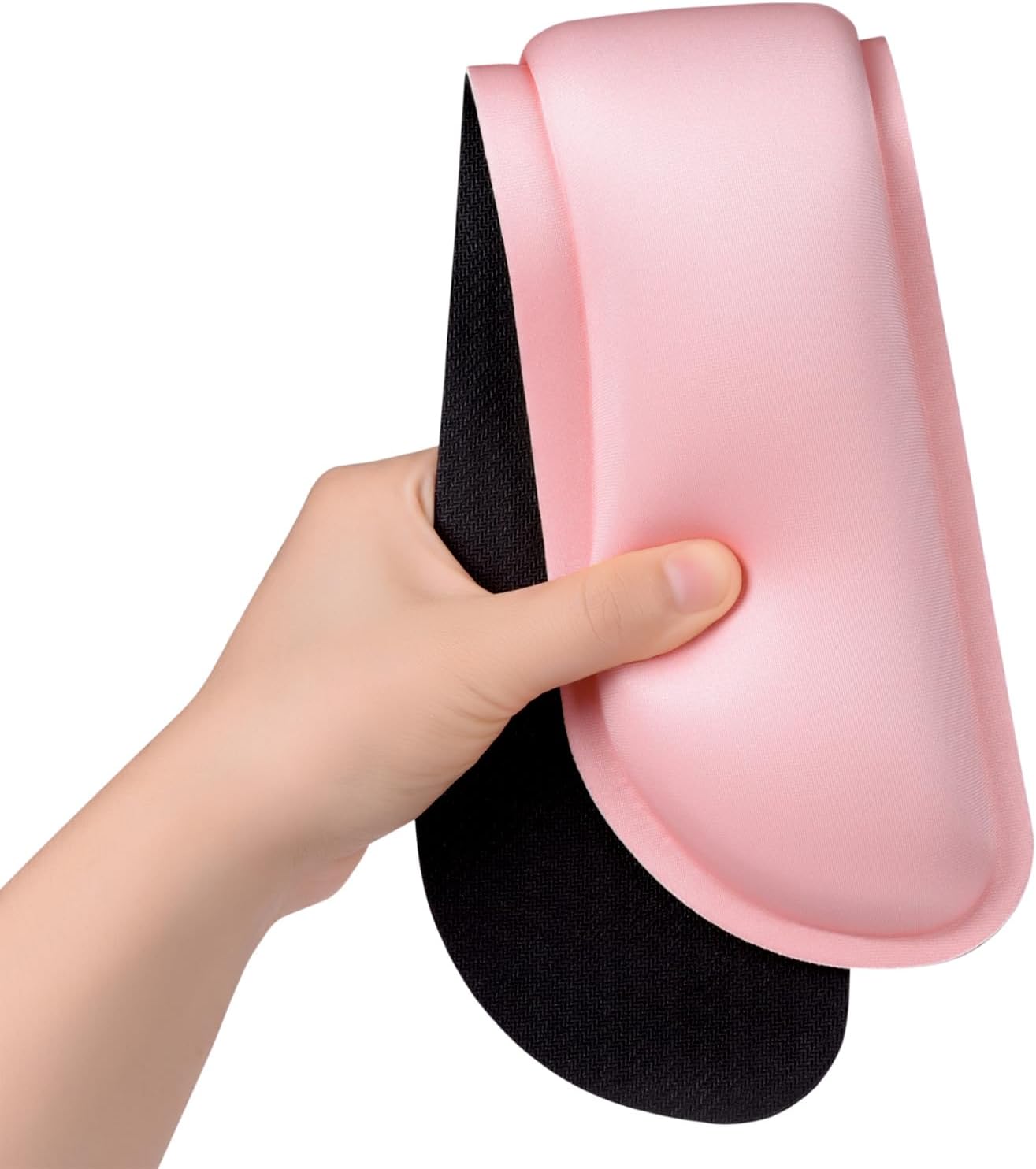 Dapesuom Enlarge Keyboard Wrist Rest, Memory Foam Keyboard Wrist Cushion for Computer Desk Mats Support, Typing Pain Relief Ergonomic Mouse Pad Rests with Non-Slip Base for Gaming, Laptop, Rose Pink