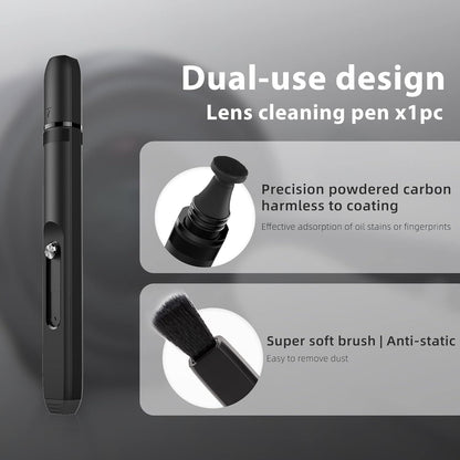 VSGO Professional Camera Cleaning Kit – for Canon, Nikon, Sony, DSLR & Mirrorless Cameras, Includes Lens Cleaning Pen, Air Blower, Sensor Swabs for Full Frame & APS-C, Microfiber Cloth