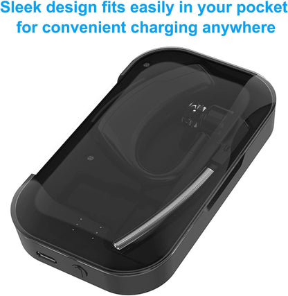 Power Charging Case Compatible with Plantronics Bluetooth Headset Voyager Legend, 2-in-1 Portable Charger Case with LED Status(Only Include The Charging Case)