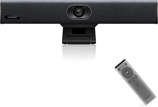 Yealink 4K USB Video Conference Camera - 120° Wide Angle, Microphone, Speaker, Auto Framing, for PC Meetings, Microsoft Teams & Zoom